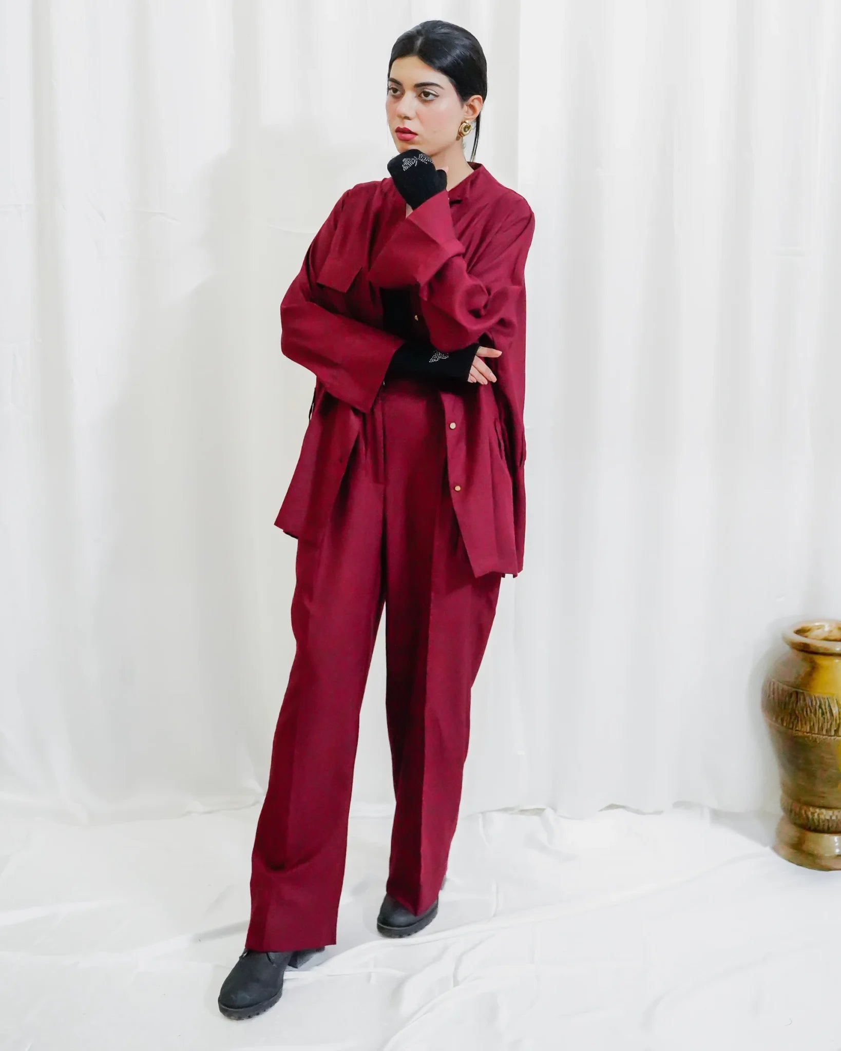Burgundy Co-ord
