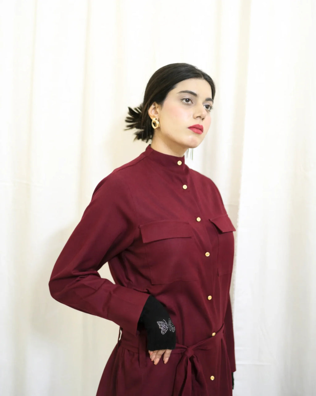 Burgundy Co-ord