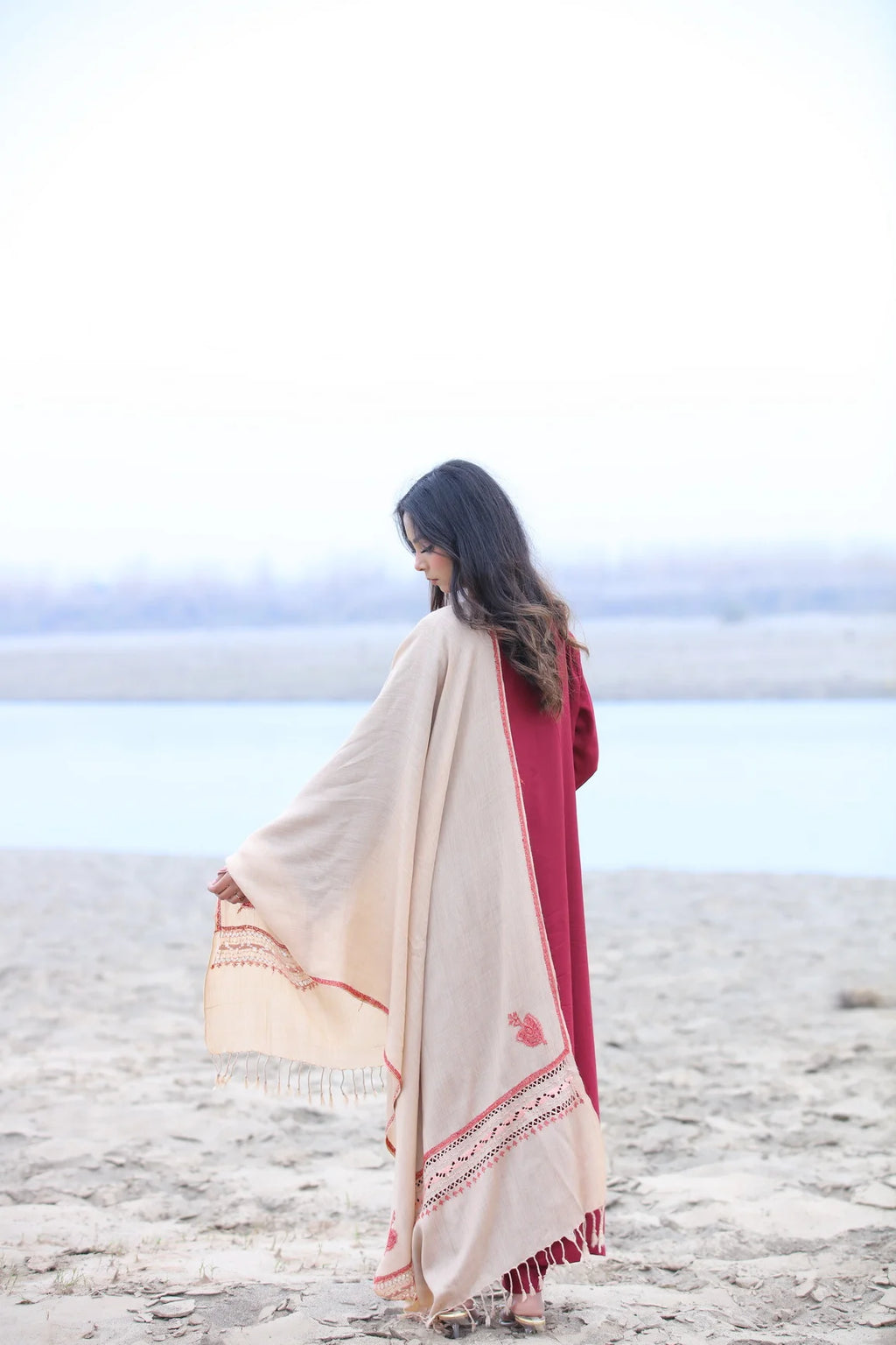 Beige Shawl