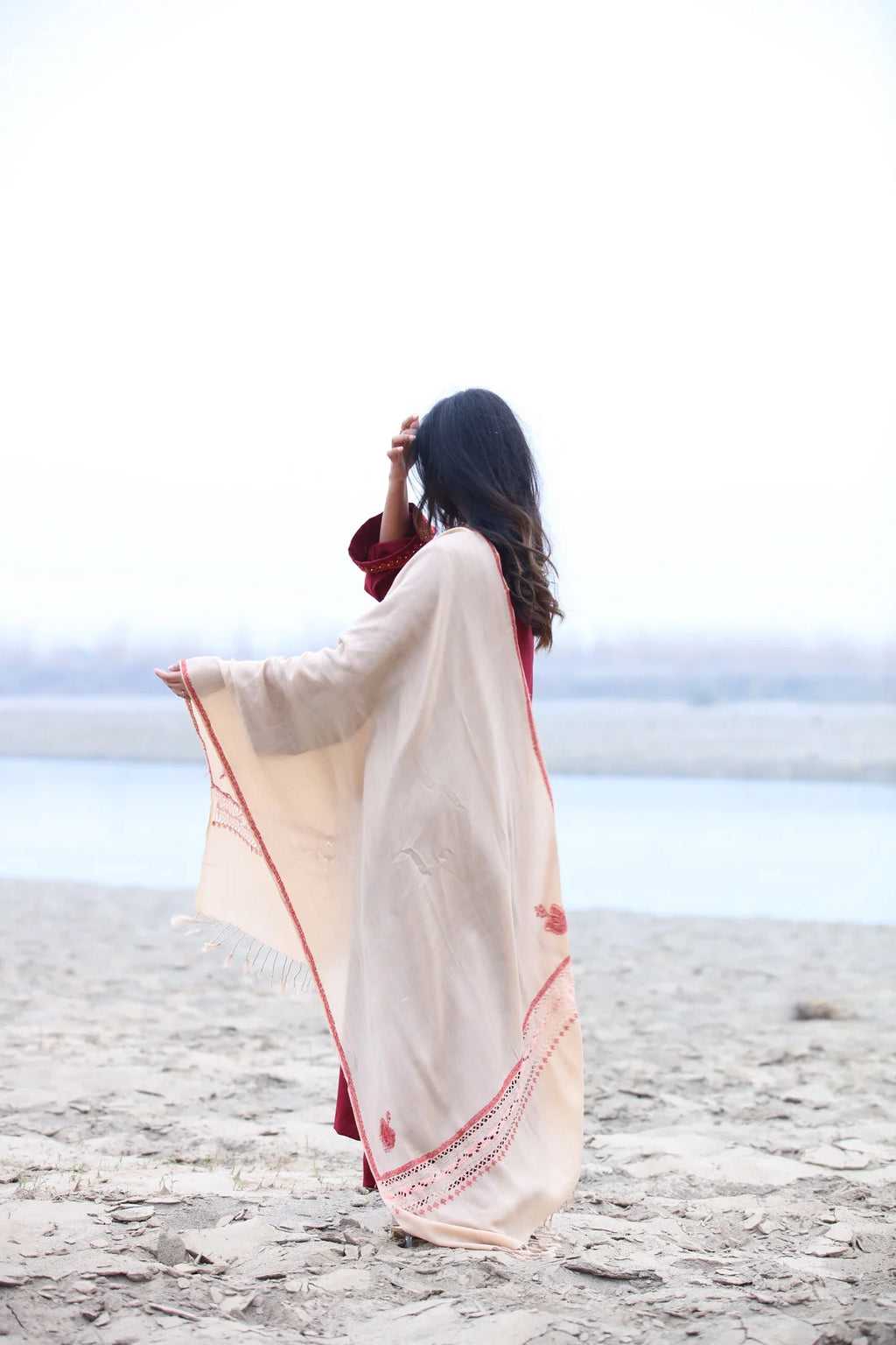 Beige Shawl