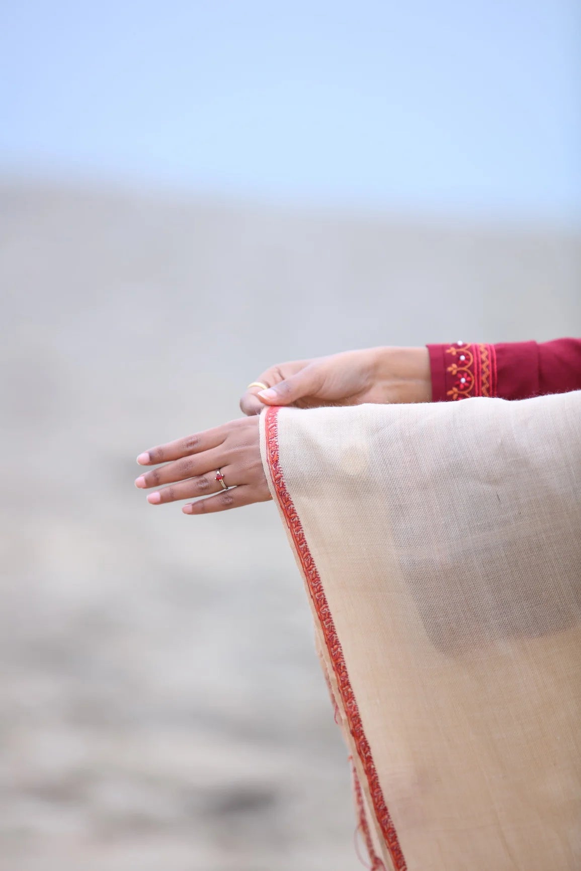 Beige Shawl