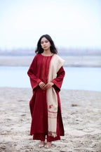 Burgundy Wine Three Piece
