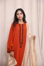 Rust Three Piece