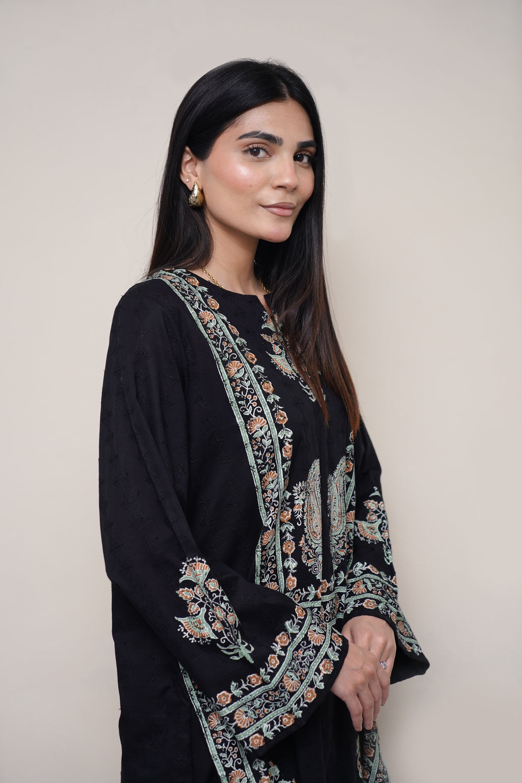 Midnight Chikankari