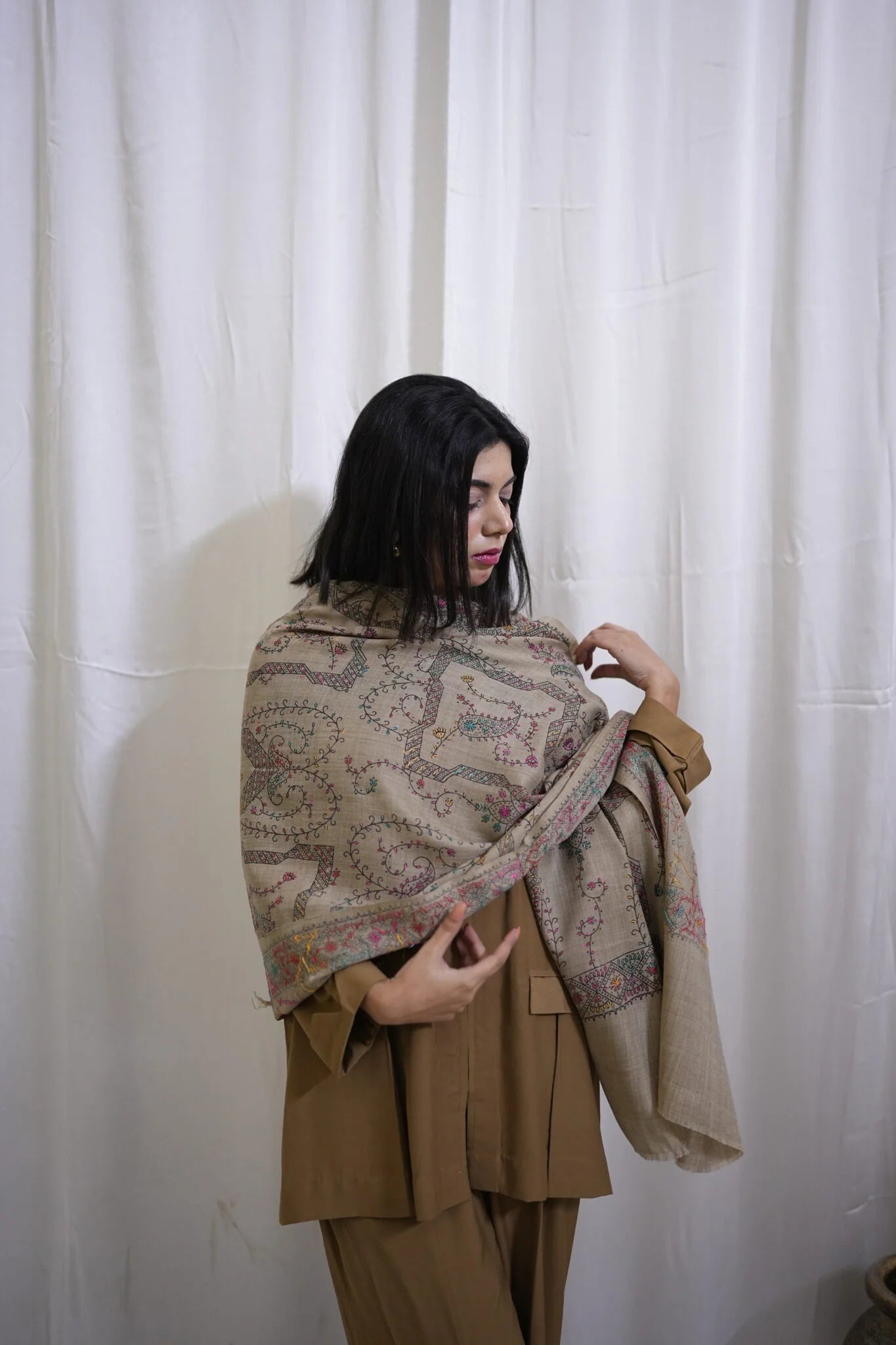 Taupe Shawl