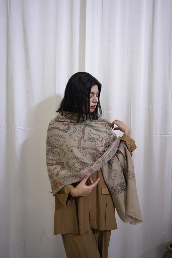 Taupe Shawl