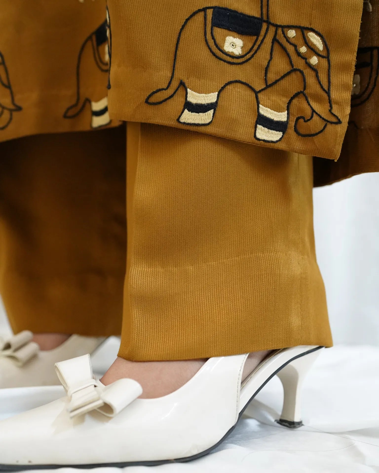 Mustard Three Piece