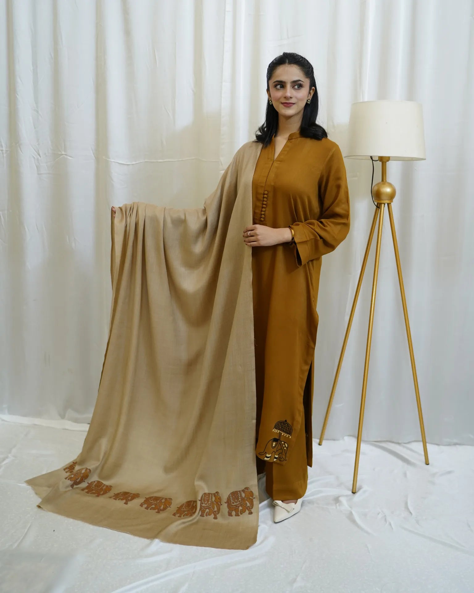 Mustard Three Piece