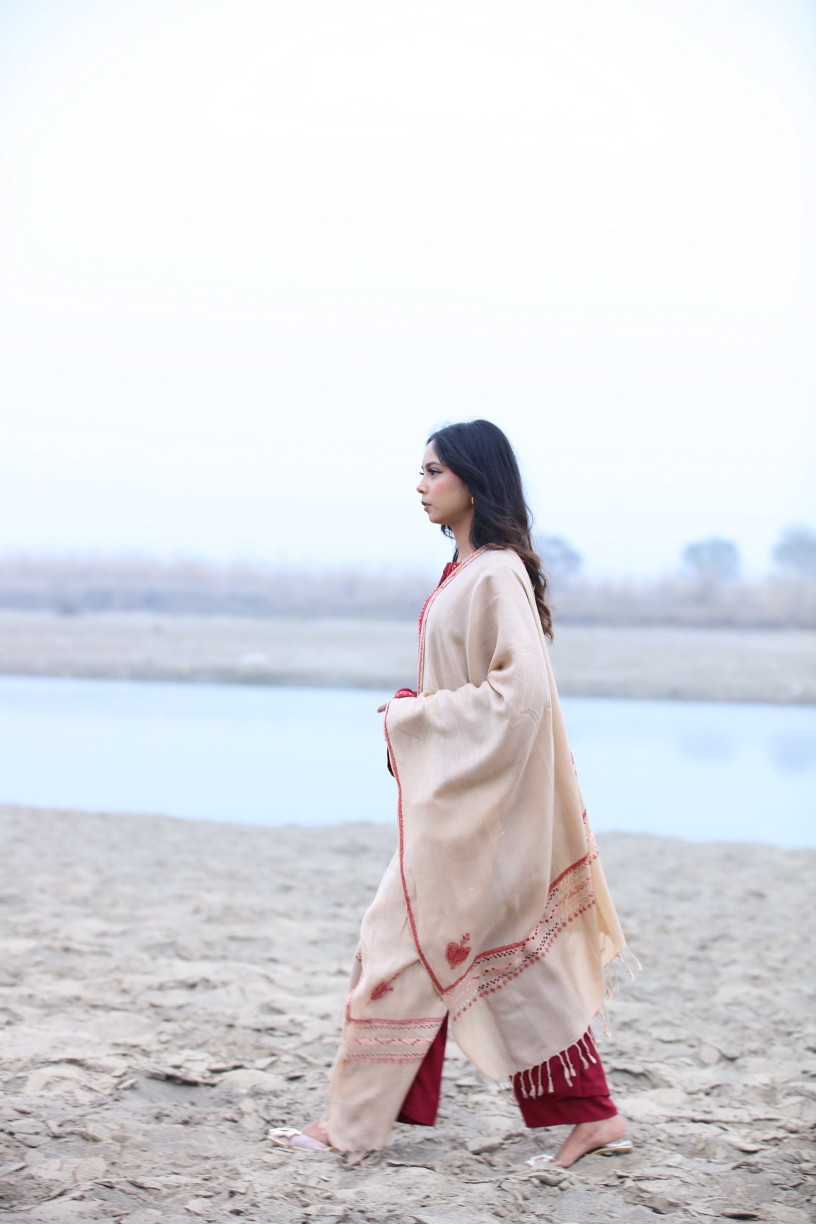 Beige Shawl - Image 2